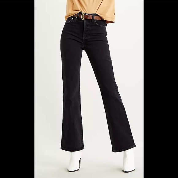 Levi’s Premium Ribcage Bootcut Jeans 25 X 33 - Picture 2 of 8